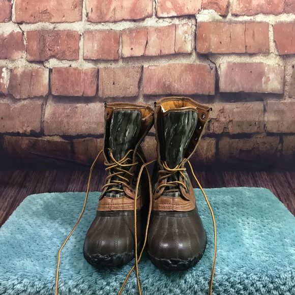 sorel camo duck boots